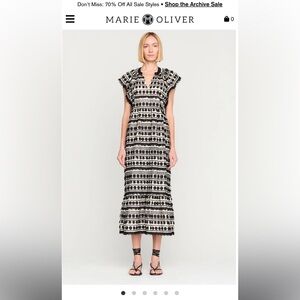 Marie Oliver Pauline Midi-Length Dress